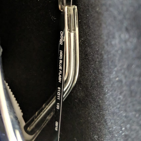 COLE HAAN Polarized 61mm Aviator Sunglasses In Blue Flash - Picture 6 of 6